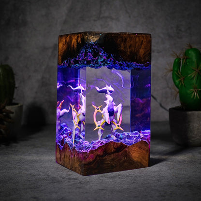 The Prime Creator: Celestial Ring Resin Lamp