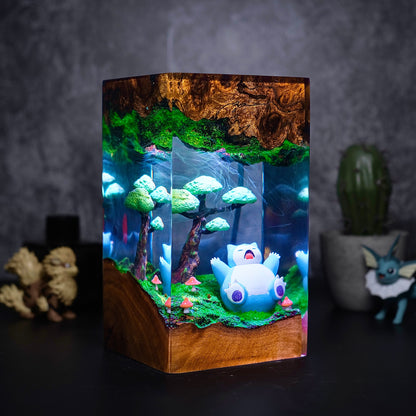 The Big Sleeper: Forest Dream Resin Lamp