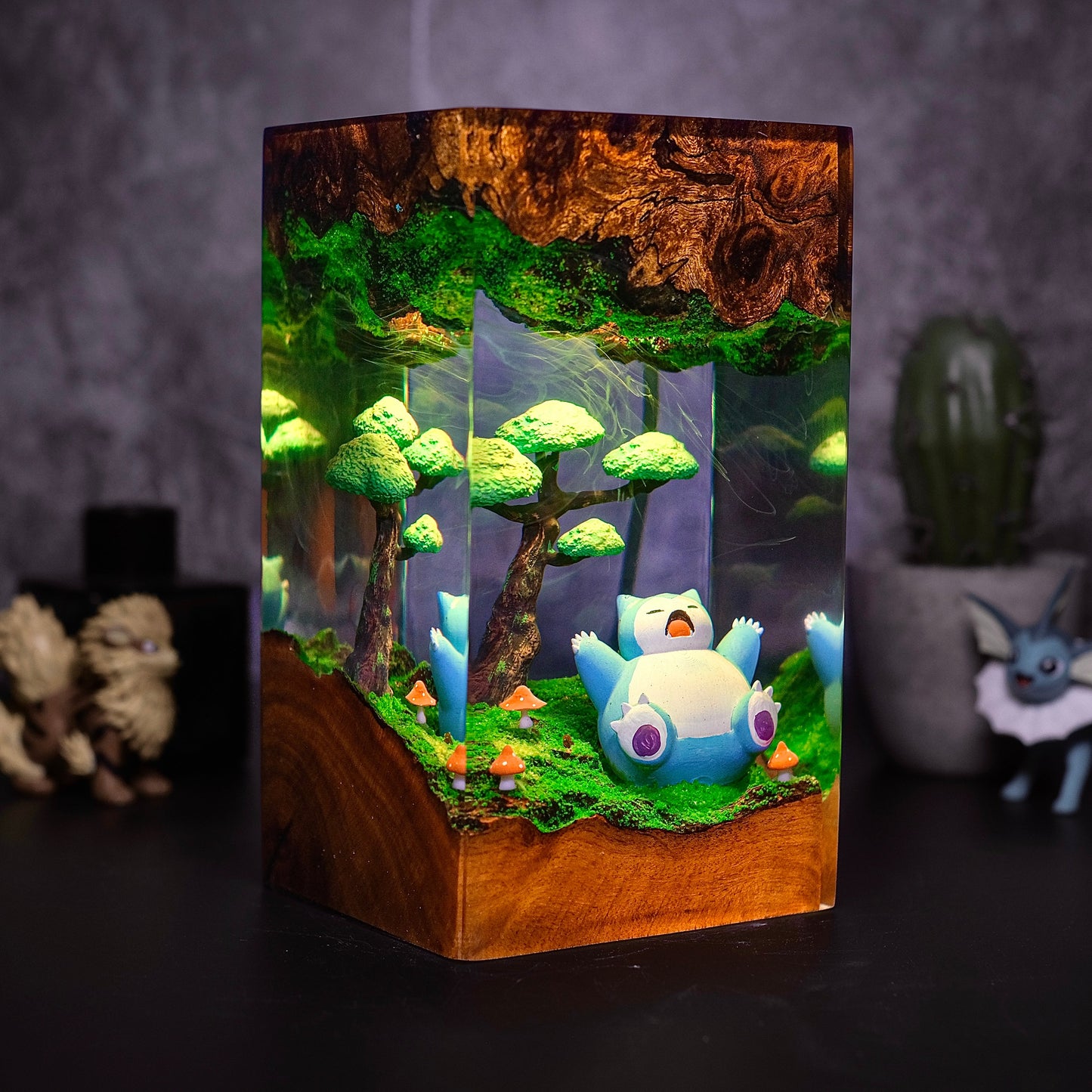 The Big Sleeper: Forest Dream Resin Lamp