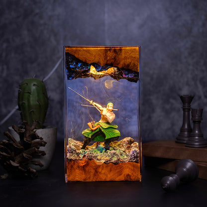 Spectral Swordsman: The Demon Aura Resin Lamp